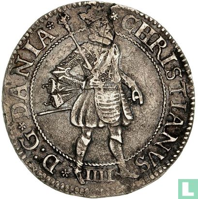 Danemark 1 krone 1618 (épées croisées) - Image 2