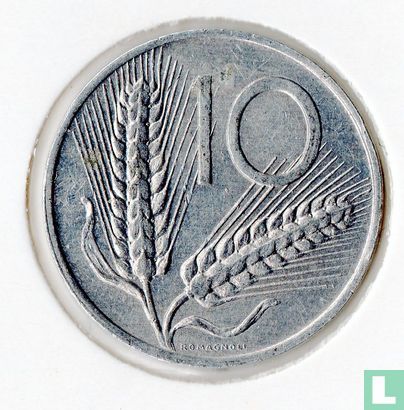 Italy 10 lire 1988 - Image 2