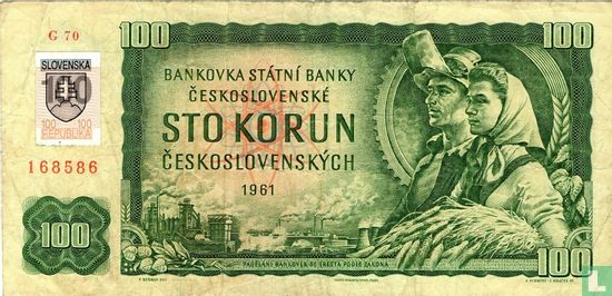 Slovaquie 100 Korun - Image 1