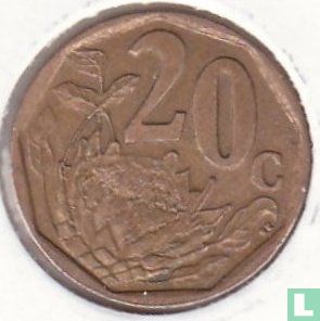 Afrique du Sud 20 cents 2005 - Image 2