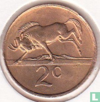 South Africa 2 cents 1990 (bronze) - Image 2