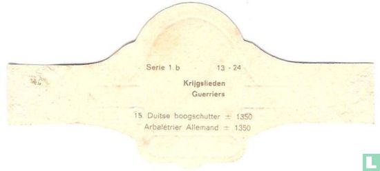 Duitse boogschutter ± 1350 - Image 2