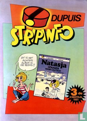 Dupuis Stripinfo 3de kwartaal 1981 - Image 1