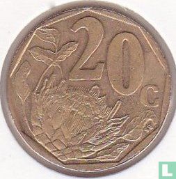 South Africa 20 cents 1998 - Image 2