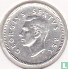 South Africa 3 pence 1949 - Image 2