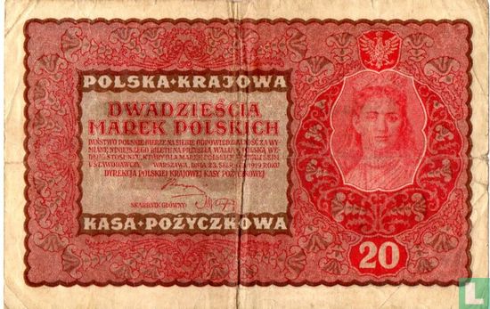 Poland 20 Marek 1919 - Image 1