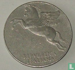 Italien 10 Lire 1950 - Bild 2