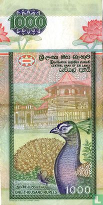 Sri Lanka 1000 roupies 2001 - Image 2