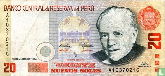 Peru Neuvos 20 soles  - Image 1