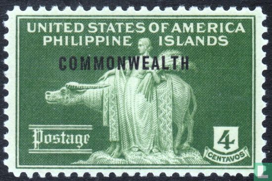 Philippine history, with overprint