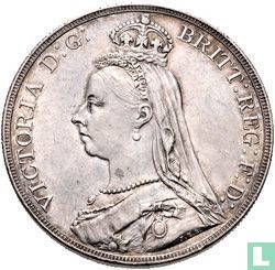 Verenigd Koninkrijk 1 crown 1890 - Afbeelding 2