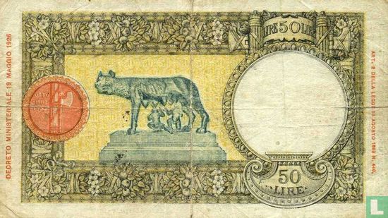 Italy 50 Lire  - Image 2
