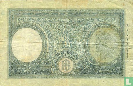 Italy 50 Lire   - Image 2