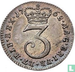 Royaume-Uni 3 pence 1762 - Image 1