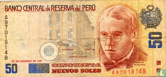 Pérou 50 Nuevo Soles  - Image 1