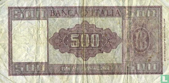 Italië 500 Lire - Bild 2