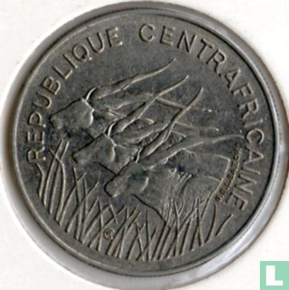 Central African Republic 100 francs 1983 - Image 2