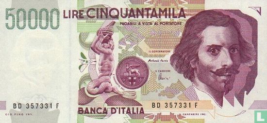 L'Italie, 50.000 Lire - Image 1