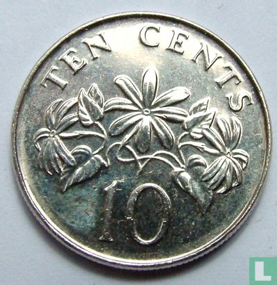 Singapour 10 cents 2011 - Image 2