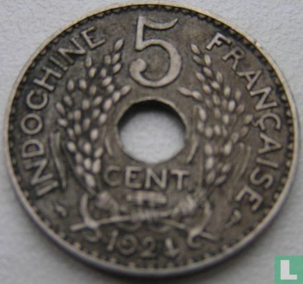 French Indochina 5 centimes 1924 - Image 1