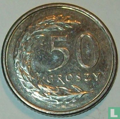 Pologne 50 groszy 2008 - Image 2
