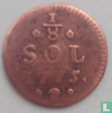 Luxemburg 1/8 sol 1775 - Afbeelding 1