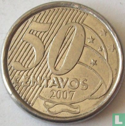 Brazil 50 centavos 2007 - Image 1
