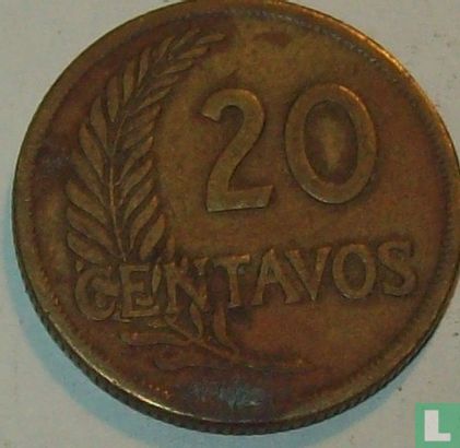 Peru 20 centavos 1948 - Afbeelding 2
