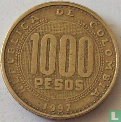 Colombia 1000 pesos 1997 - Afbeelding 1