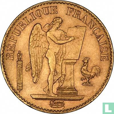 Frankreich 20 Franc 1895 - Bild 2