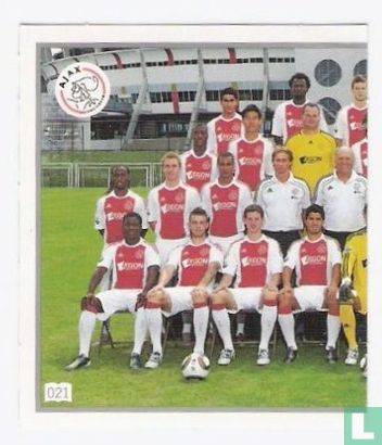 Ajax groepsfoto links