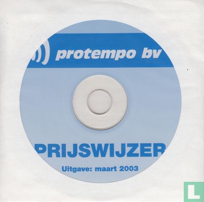 Protempo Prijswijzer maart 2003