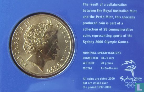 Australia 5 dollars 2000 (coincard) "Summer Olympics in Sydney - Taekwondo" - Image 1