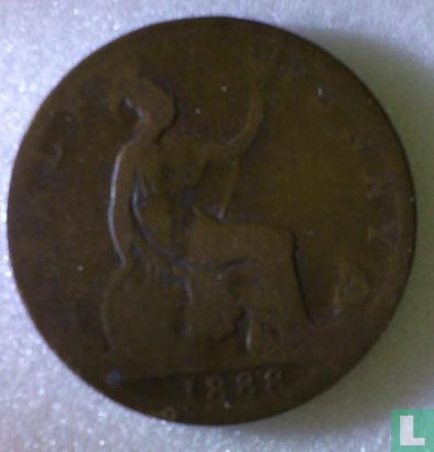 United Kingdom ½ penny 1888 - Image 1