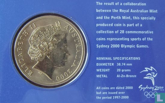 Australie 5 dollars 2000 (coincard) "Summer Olympics in Sydney - Aquatics" - Image 1