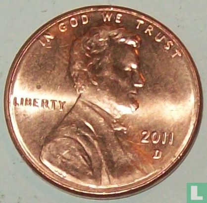 États-Unis 1 cent 2011 (D) - Image 1