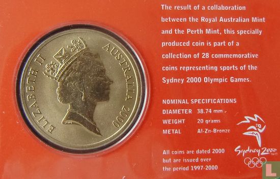 Australie 5 dollars 2000 (coincard) "Summer Olympics in Sydney - Weightlifting" - Image 1