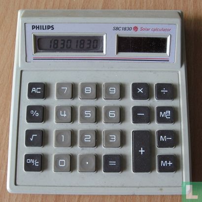 Philips SBC 1830 LCD Solar calculator - Image 1