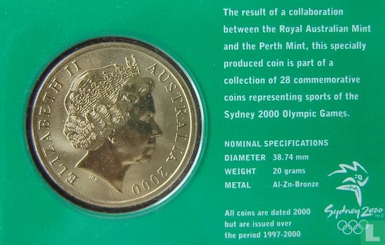 Australie 5 dollars 2000 (coincard) "Summer Olympics in Sydney - Rowing" - Image 1
