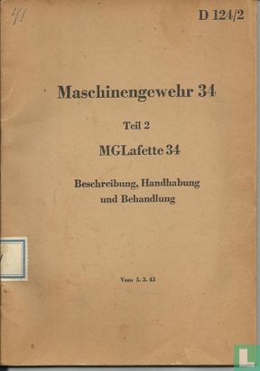 Maschinengewehr 34 Teil 2: MGLafette 34 - Afbeelding 1