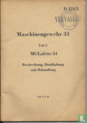 Maschinengewehr 34 Teil 2: MGLafette 34 - Afbeelding 3