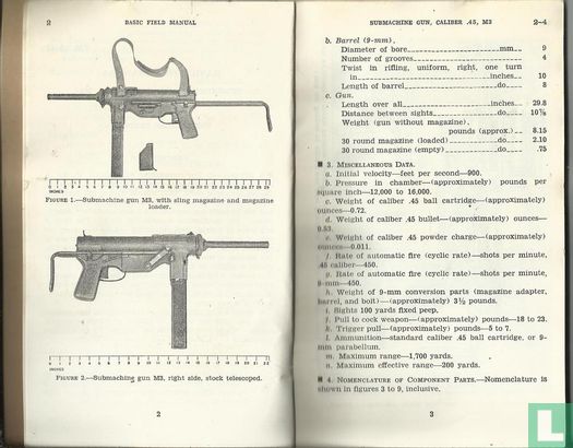 FM23-41 Submachine Gun Caliber .45, M3 - Bild 2