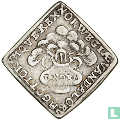 Denemarken 1/6 speciedaler 1648 - Afbeelding 2