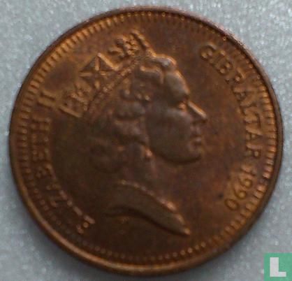 Gibraltar 1 penny 1990 (AA) - Afbeelding 1