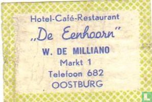 Hotel Café Restaurant De Eenhoorn - W. de Milliano - Afbeelding 1