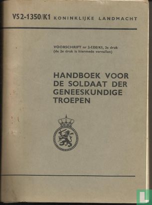 VS 2-1350/K1 Handboek voor de soldaat der Geneeskundige Troepen - Bild 1