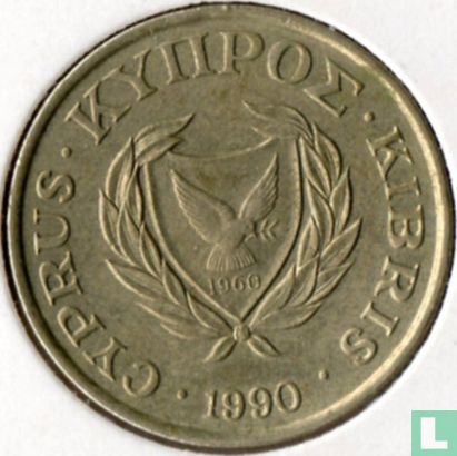 Cyprus 10 cents 1990 - Image 1