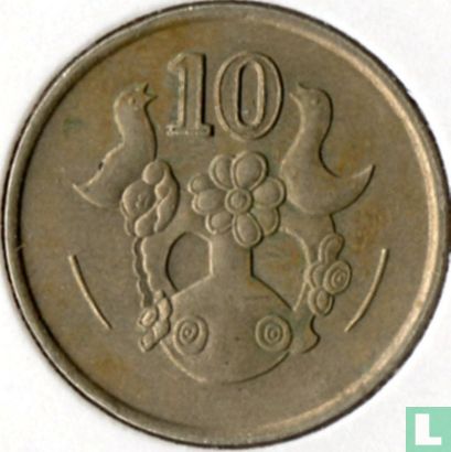 Zypern 10 Cent 1990 - Bild 2