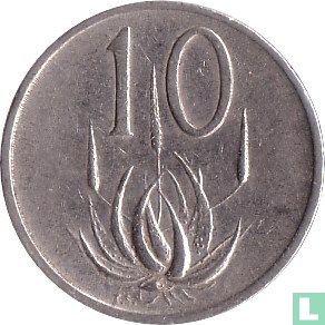 South Africa 10 cents 1986 - Image 2