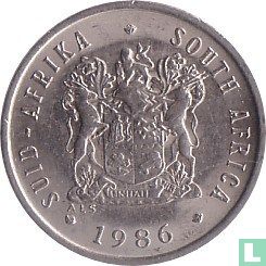 Afrique du Sud 5 cents 1986 - Image 1